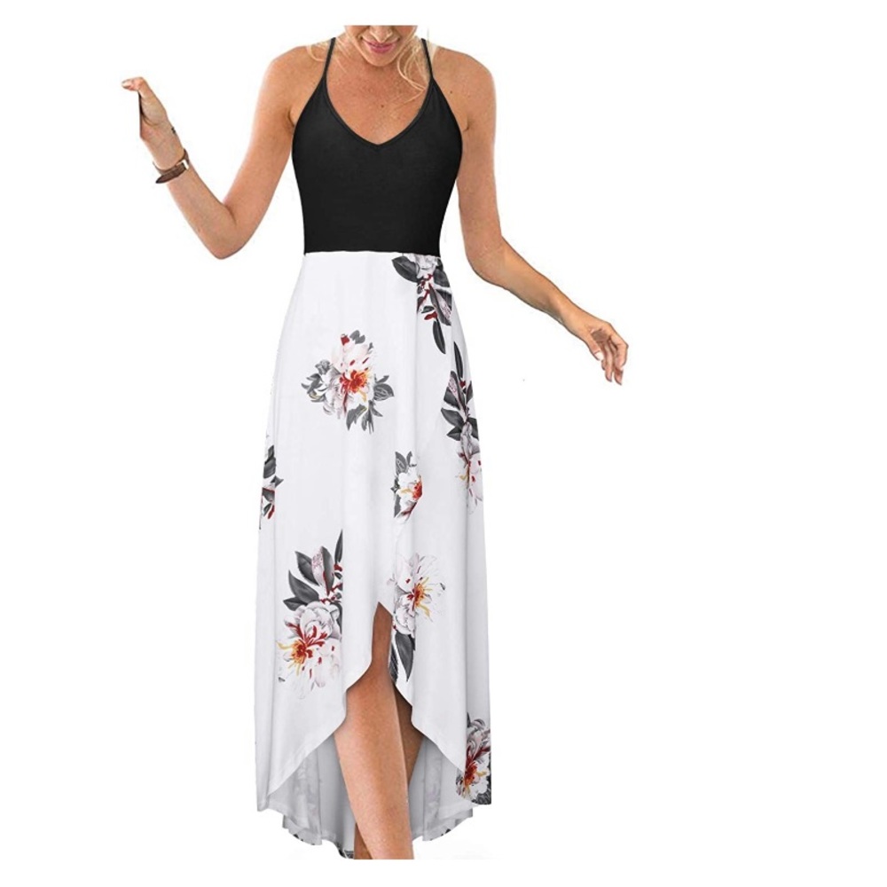 Maxi dress with pockets